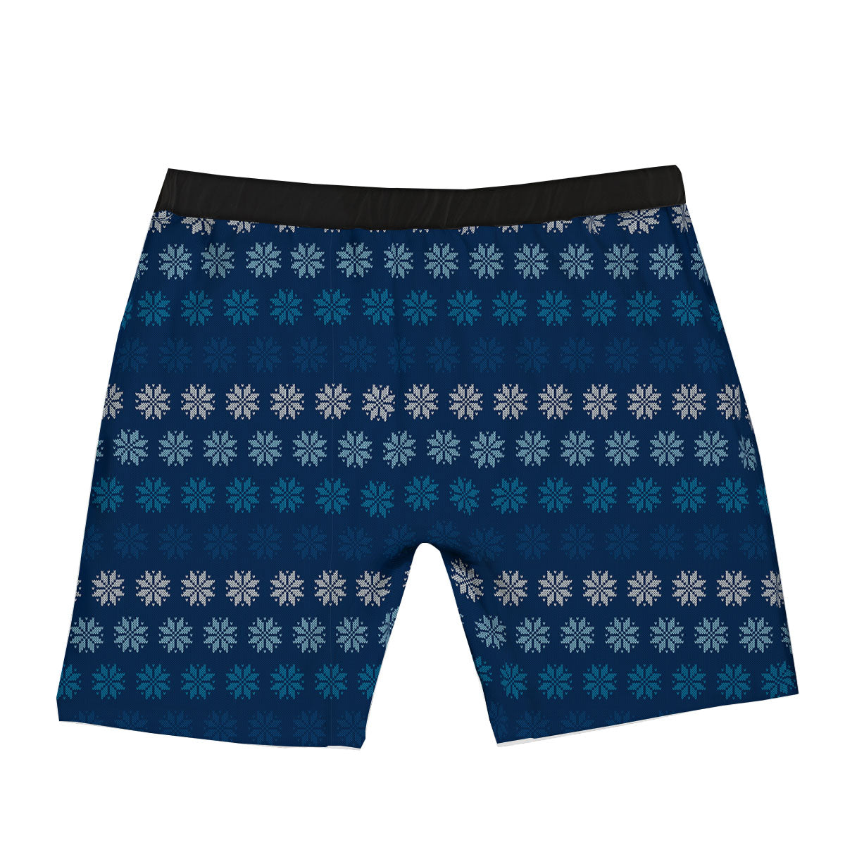 Knitted Snowflakes Print Pattern Boxer Briefs-grizzshop