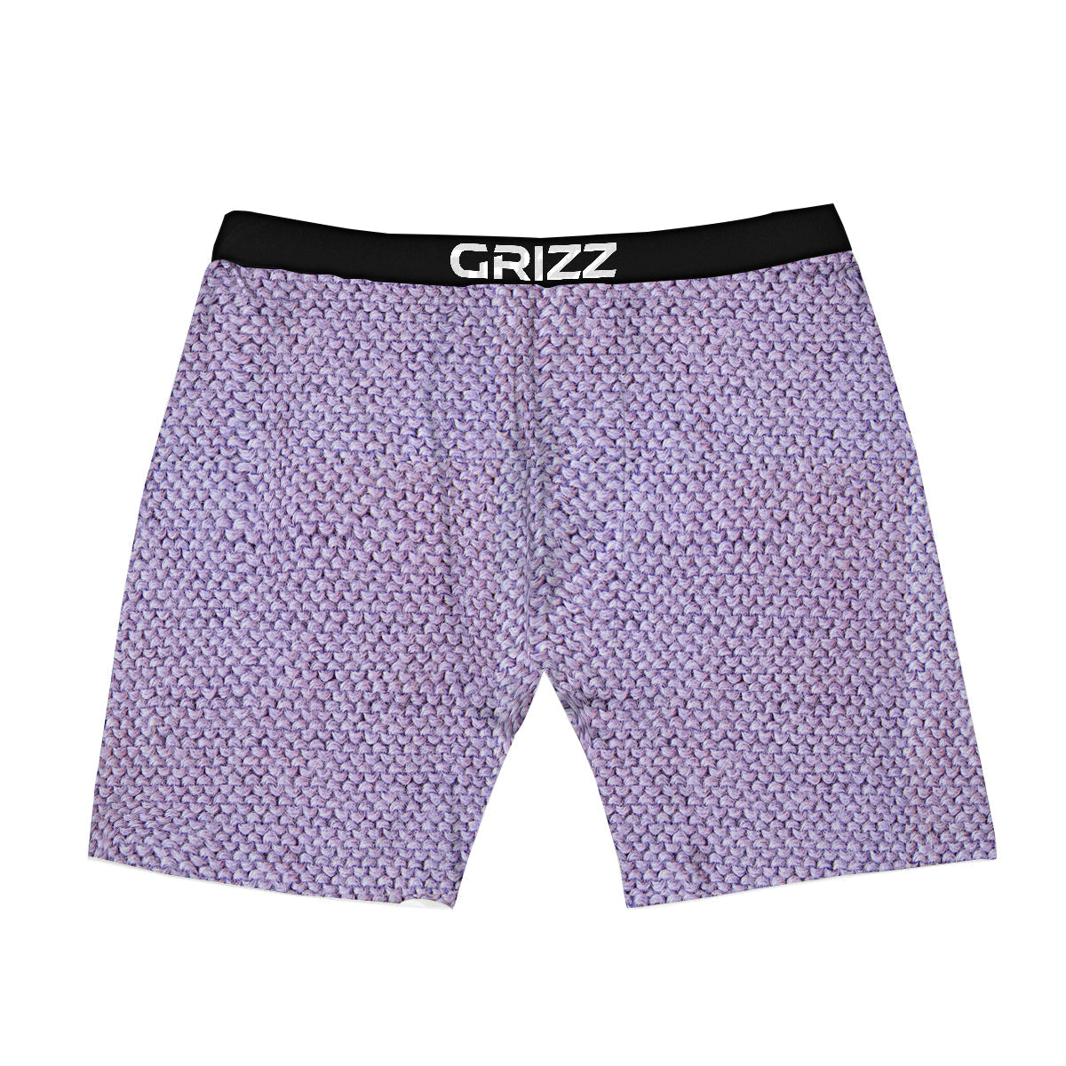 Knitted Violet Print Pattern Boxer Briefs-grizzshop