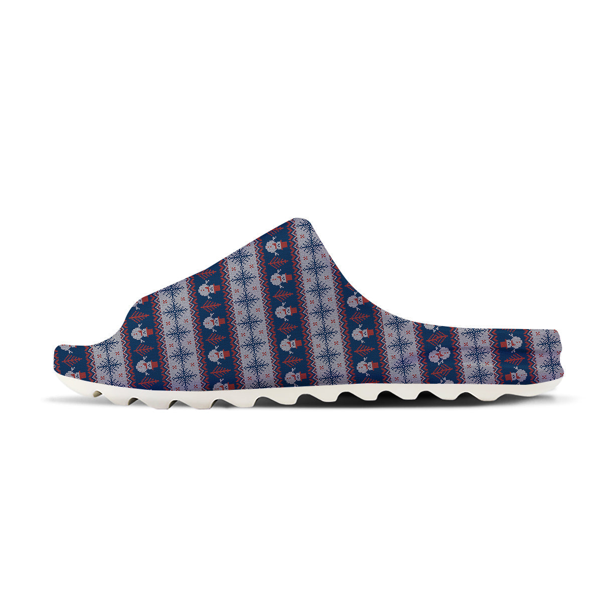 Knitted Cute Snowman Print Pattern Sandals-grizzshop