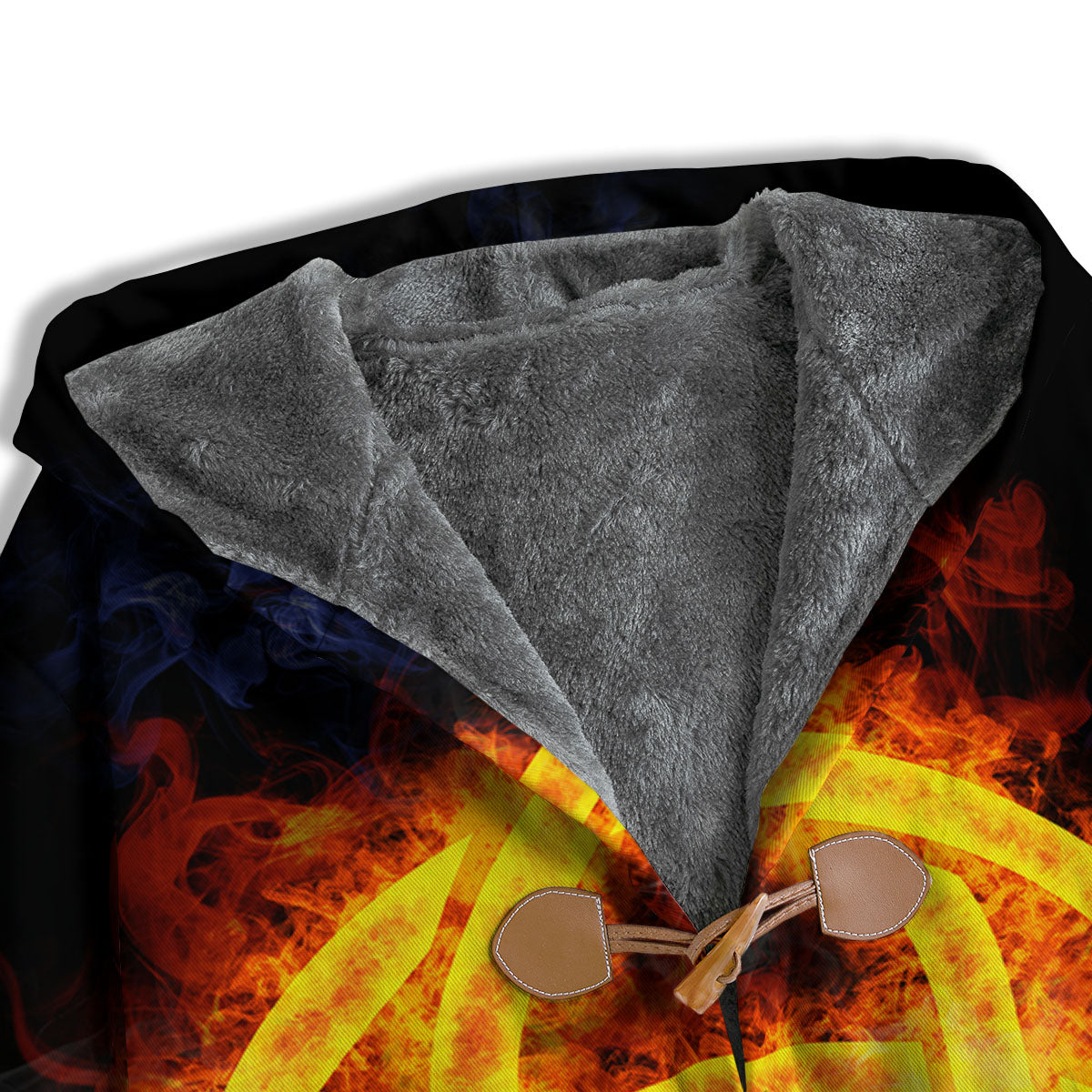 Knot Fire Celtic Print Men's Windbreaker Jacket-grizzshop