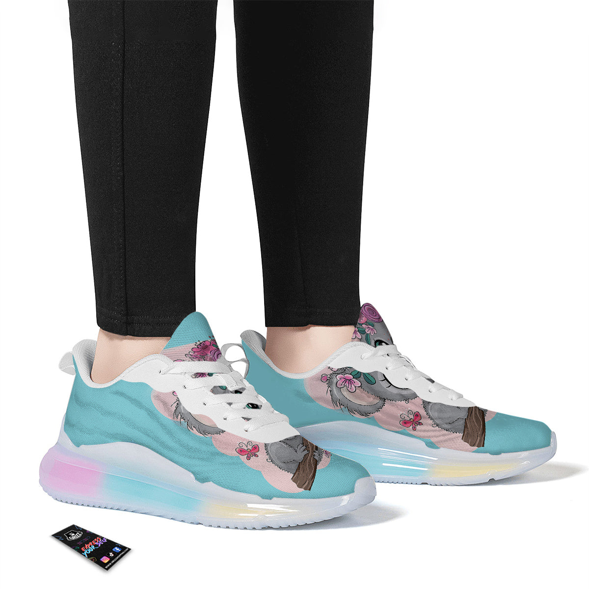 Koala Cute Print Running Sneakers-grizzshop