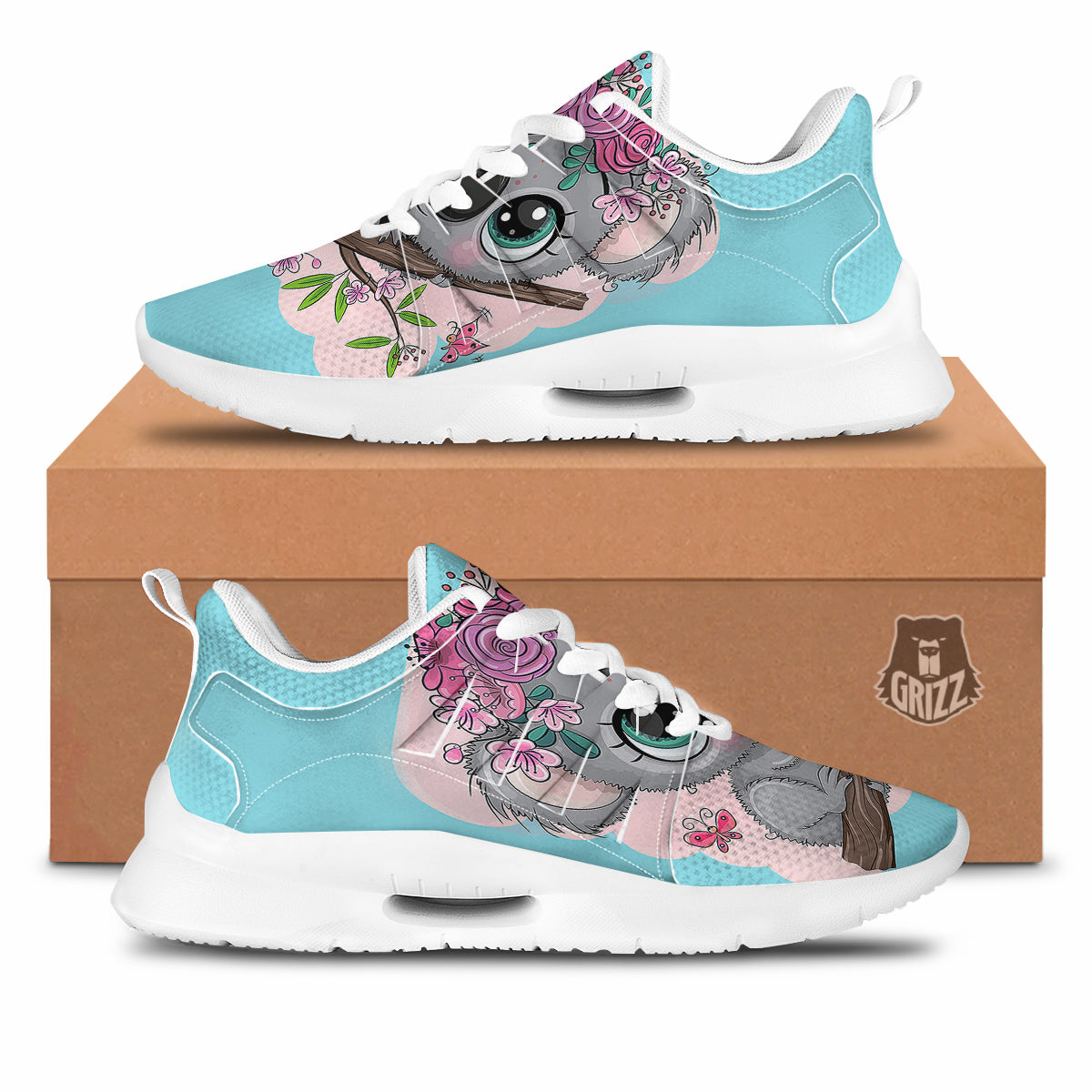 Koala Cute Print Tennis Shoes-grizzshop