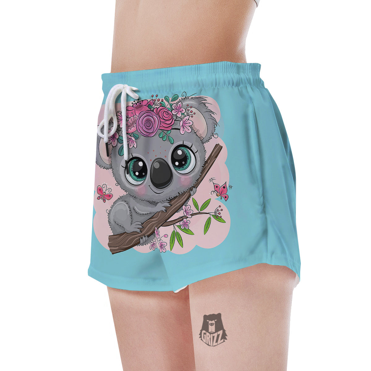 Koala Cute Print Women's Shorts-grizzshop