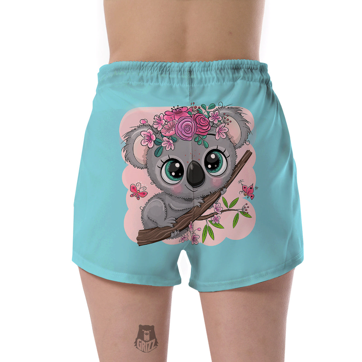 Koala Cute Print Women's Shorts-grizzshop
