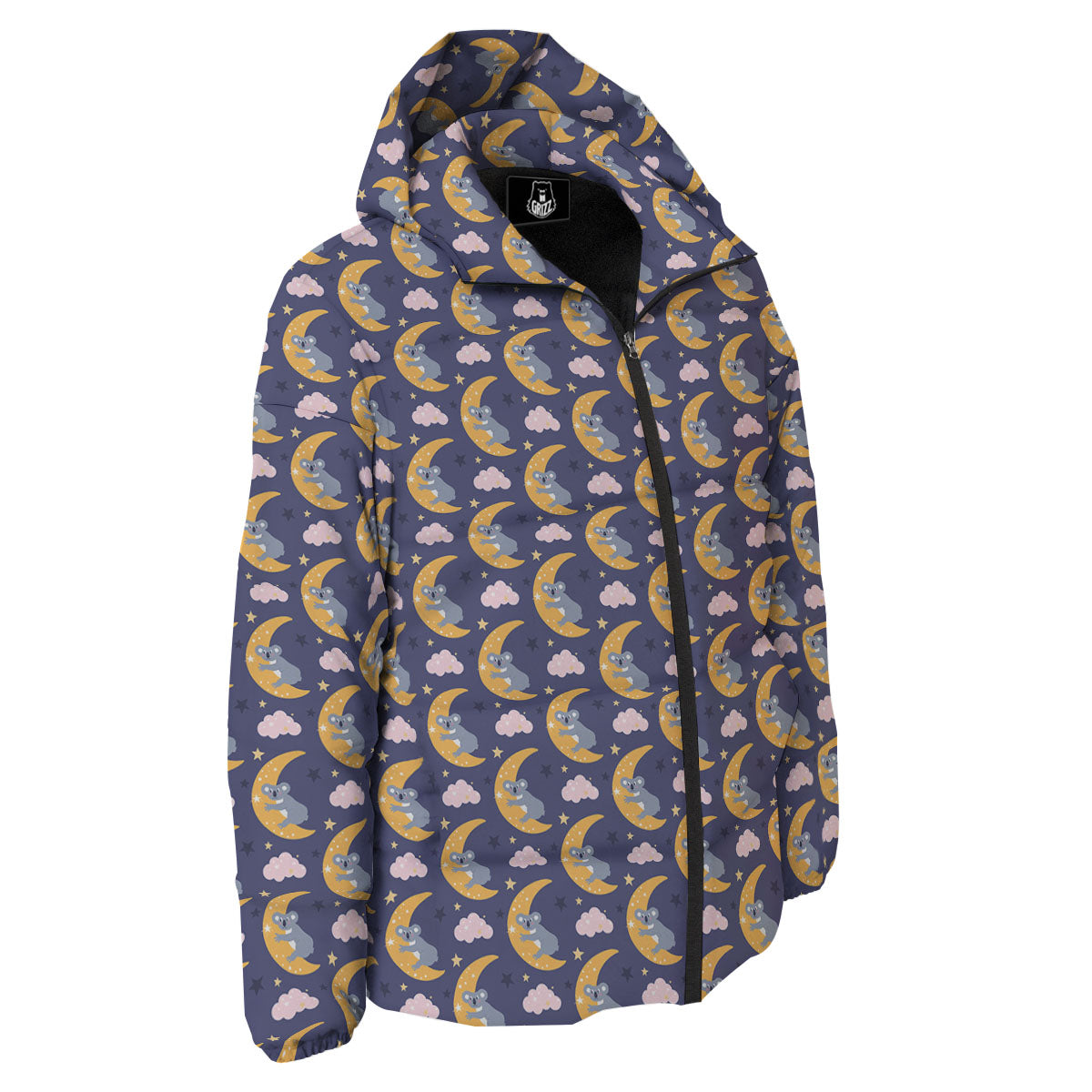 Koala Good Night Print Pattern Down Jacket-grizzshop
