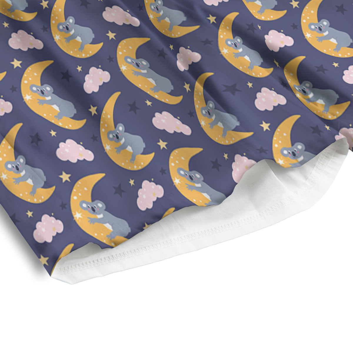 Mask Japanese Fox Print Men's Athletic Shorts