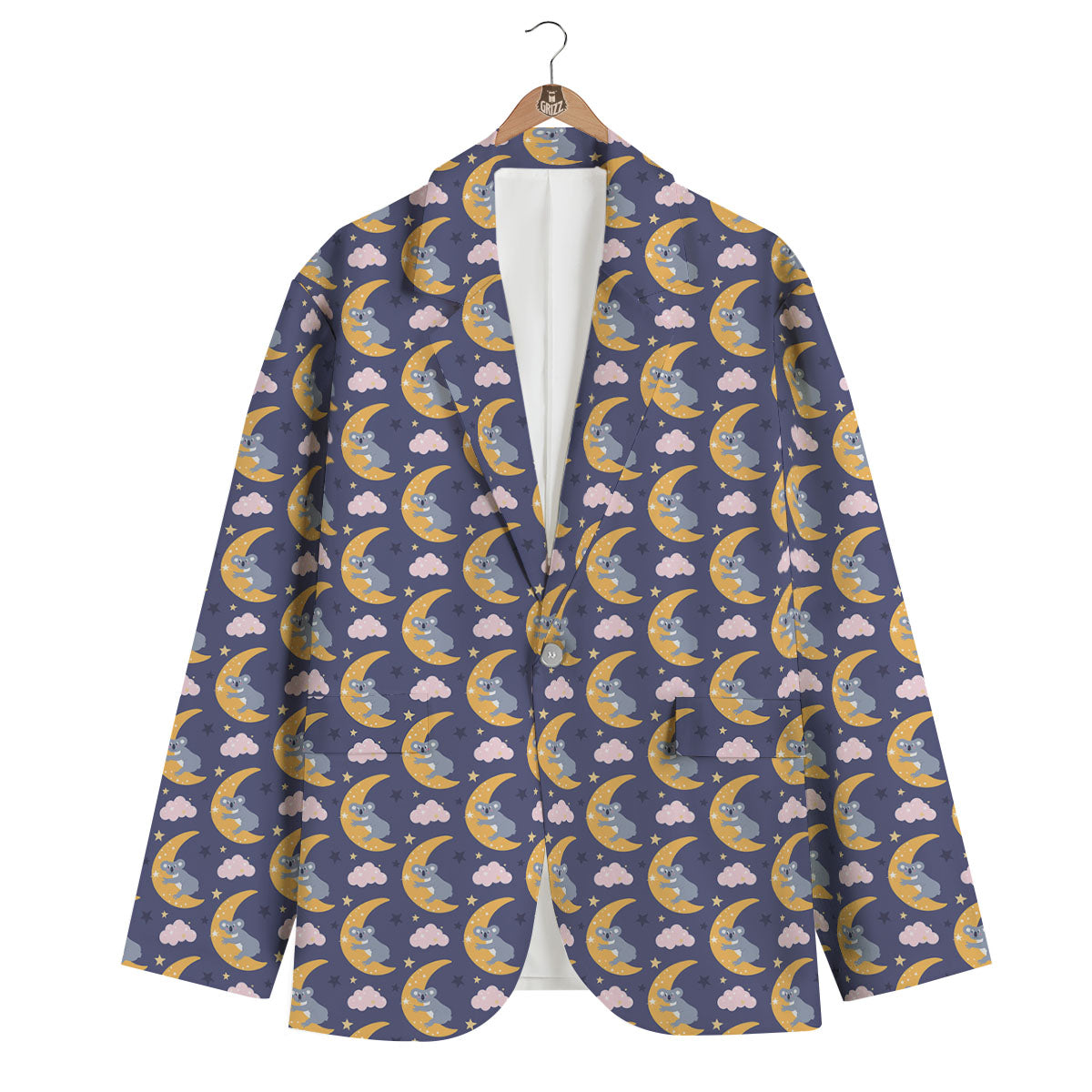 Koala Good Night Print Pattern Men's Blazer-grizzshop