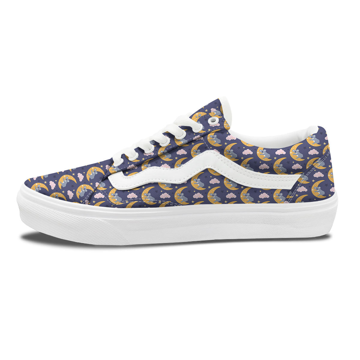 Koala Good Night Print Pattern Skate Shoes-grizzshop