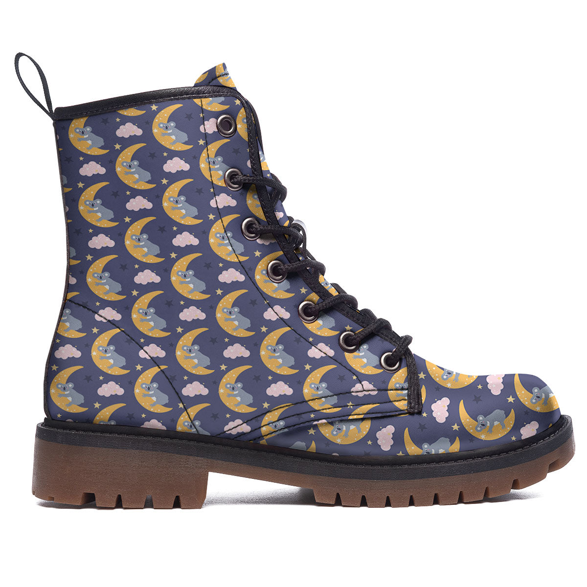 Koala Good Night Print Pattern Work Boots-grizzshop