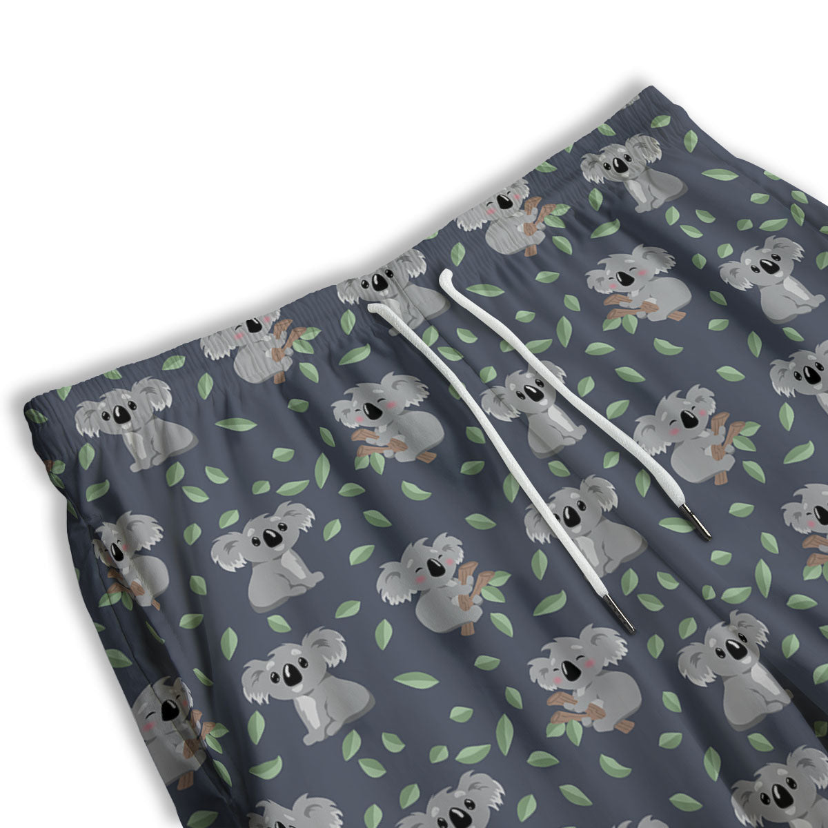 Mask Japanese Samurai Print Men's Athletic Shorts