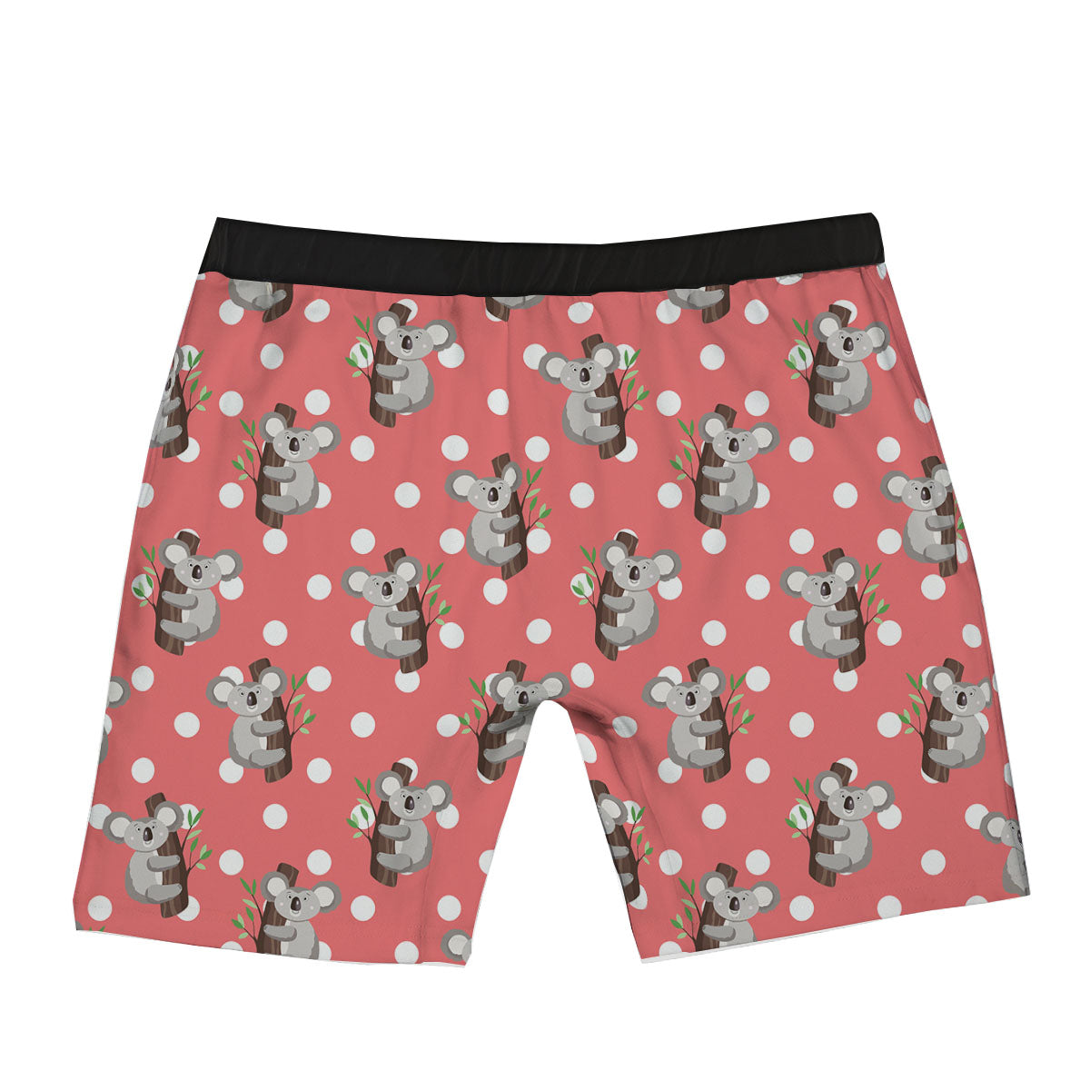 Koala Polka Dot Print Pattern Boxer Briefs-grizzshop