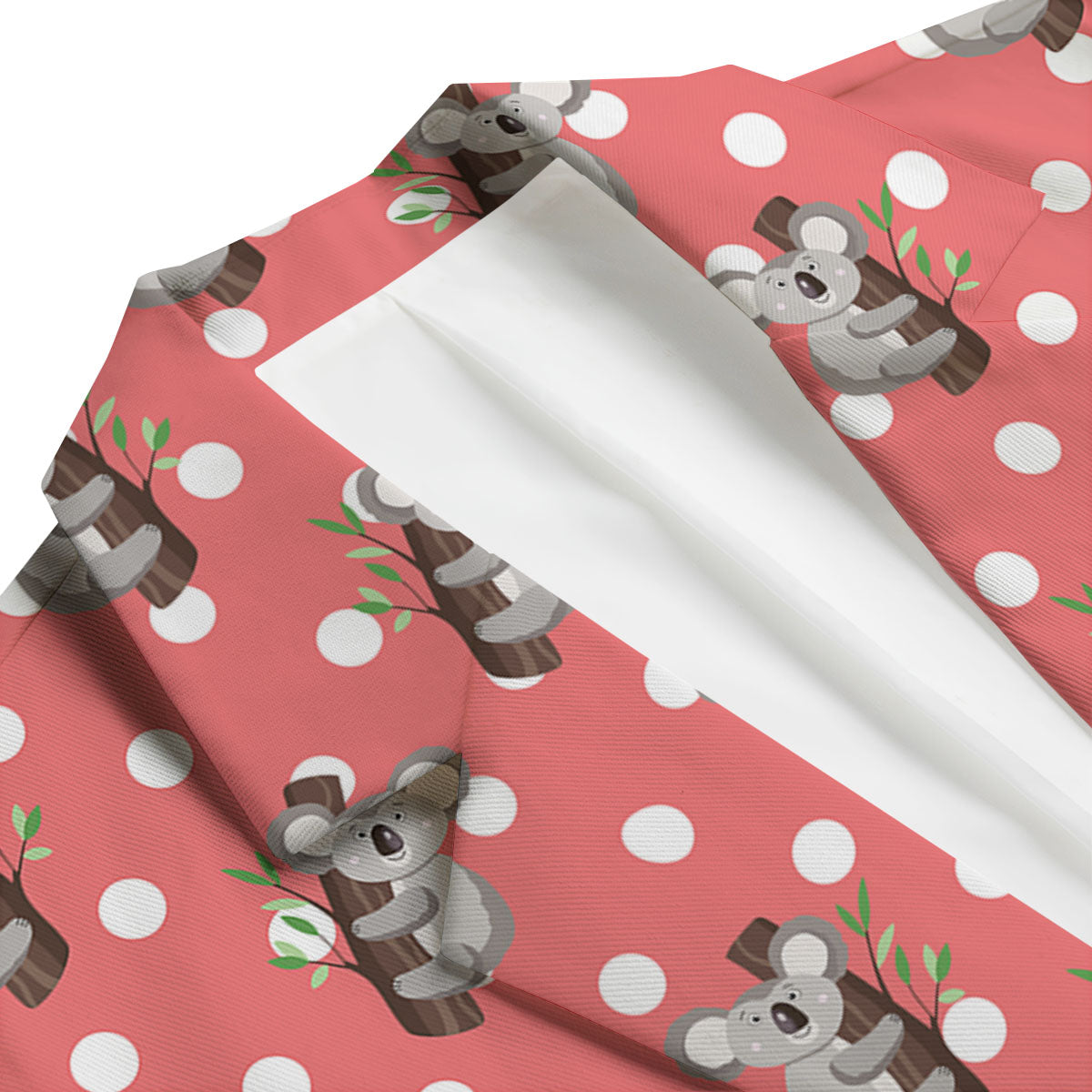 Koala Polka Dot Print Pattern Men's Blazer-grizzshop