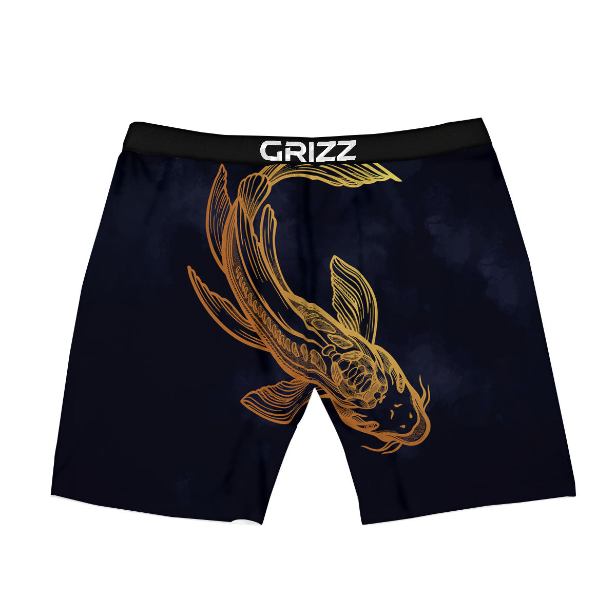 Koi Carp Golden Spiritual Print Boxer Briefs-grizzshop