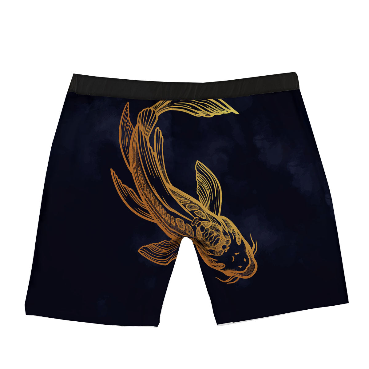 Koi Carp Golden Spiritual Print Boxer Briefs-grizzshop