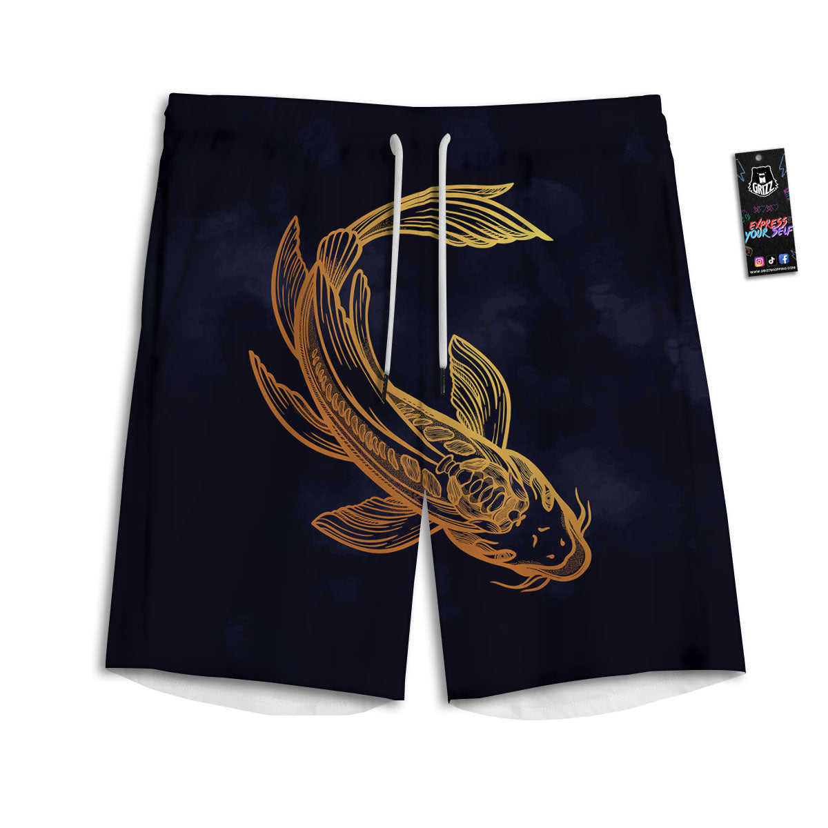 Meat Print Pattern Men's Athletic Shorts