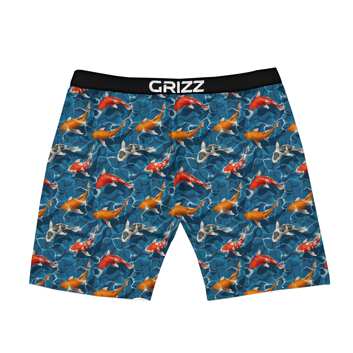 Koi Carps Print Pattern Boxer Briefs-grizzshop