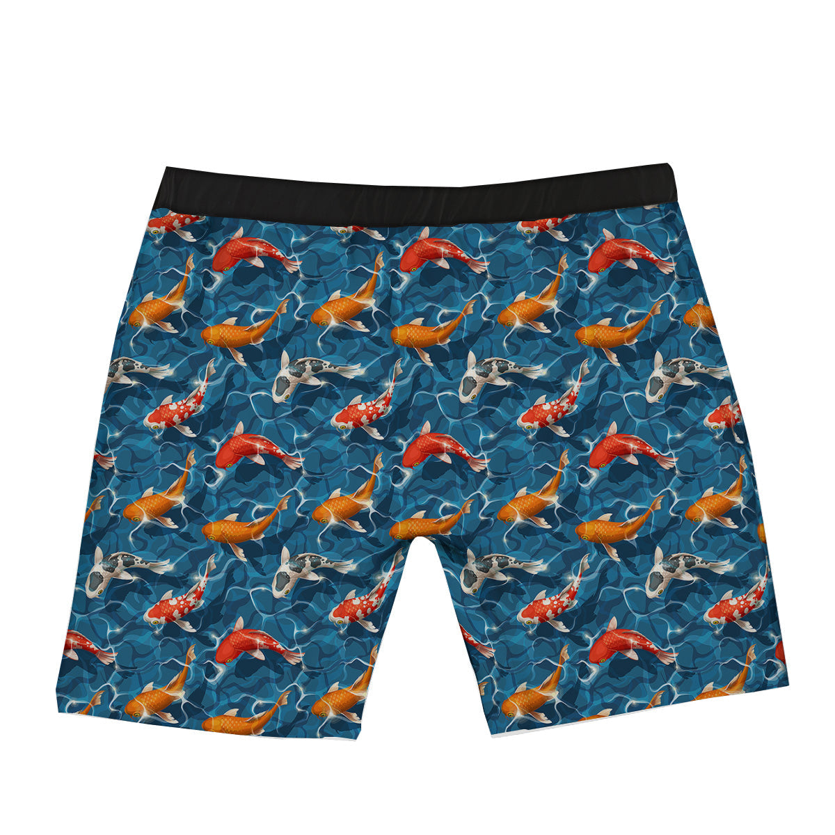 Koi Carps Print Pattern Boxer Briefs-grizzshop