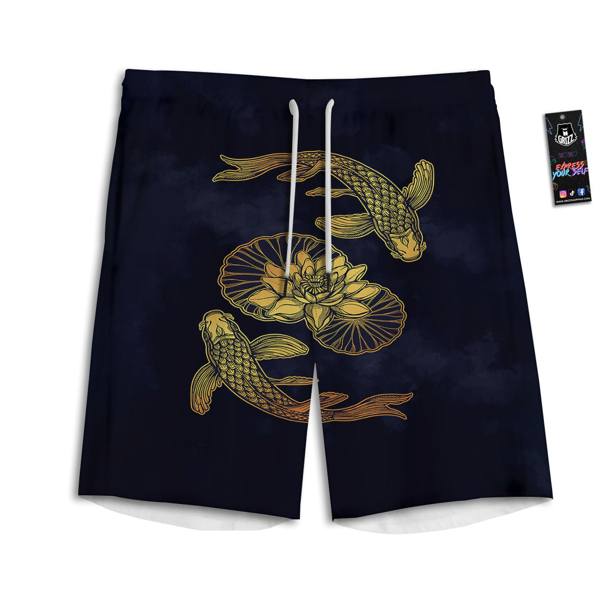 Melon And Papaya Print Pattern Men's Athletic Shorts