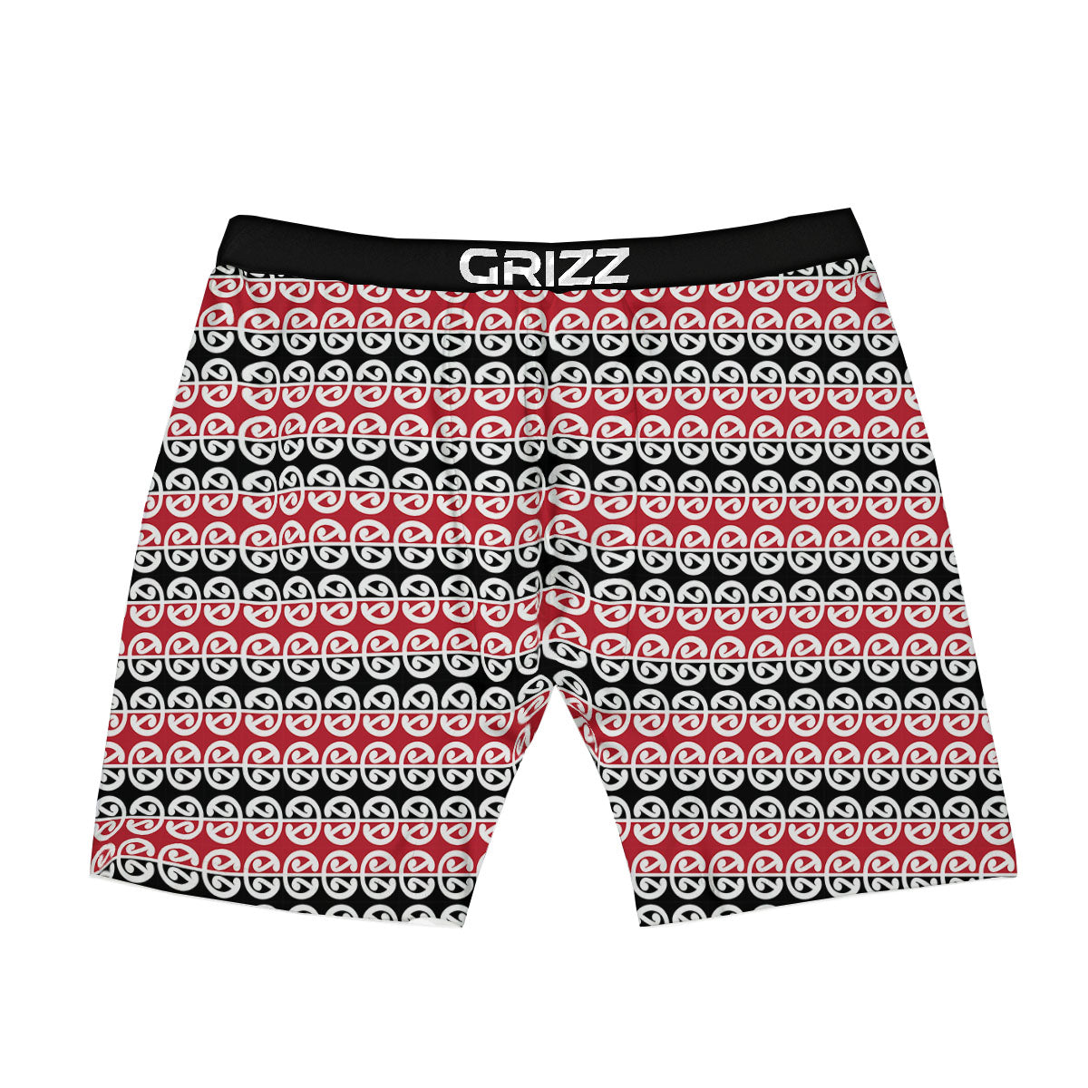 Kowhaiwhai Maori Print Pattern Boxer Briefs-grizzshop