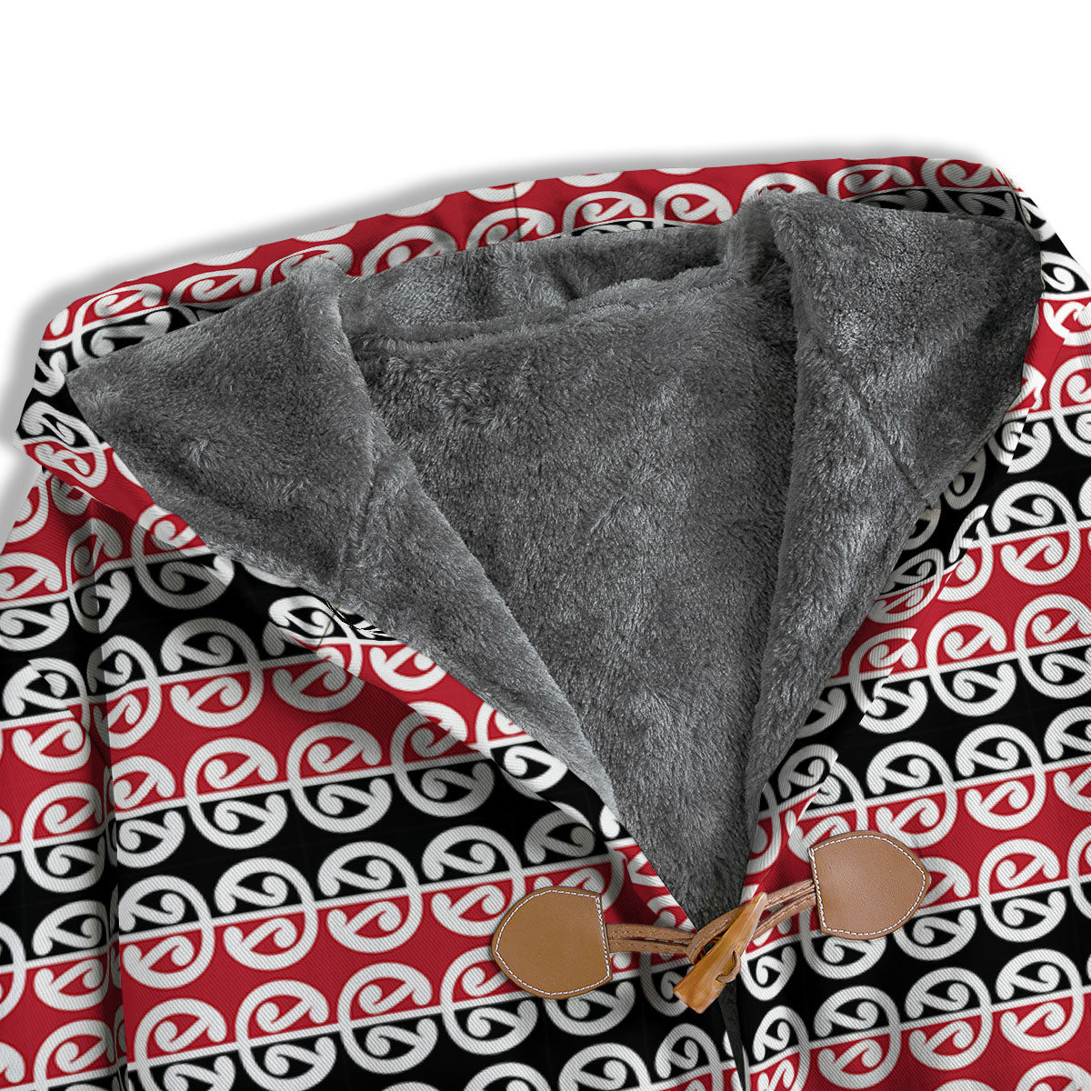 Kowhaiwhai Maori Print Pattern Men's Windbreaker Jacket-grizzshop