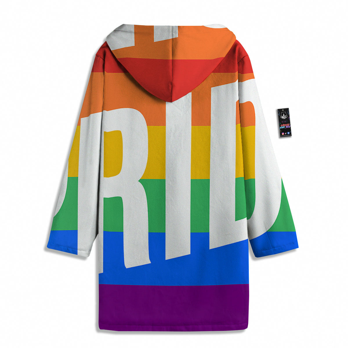 LGBT Pride Flag Pattern Print Men's Windbreaker Jacket-grizzshop