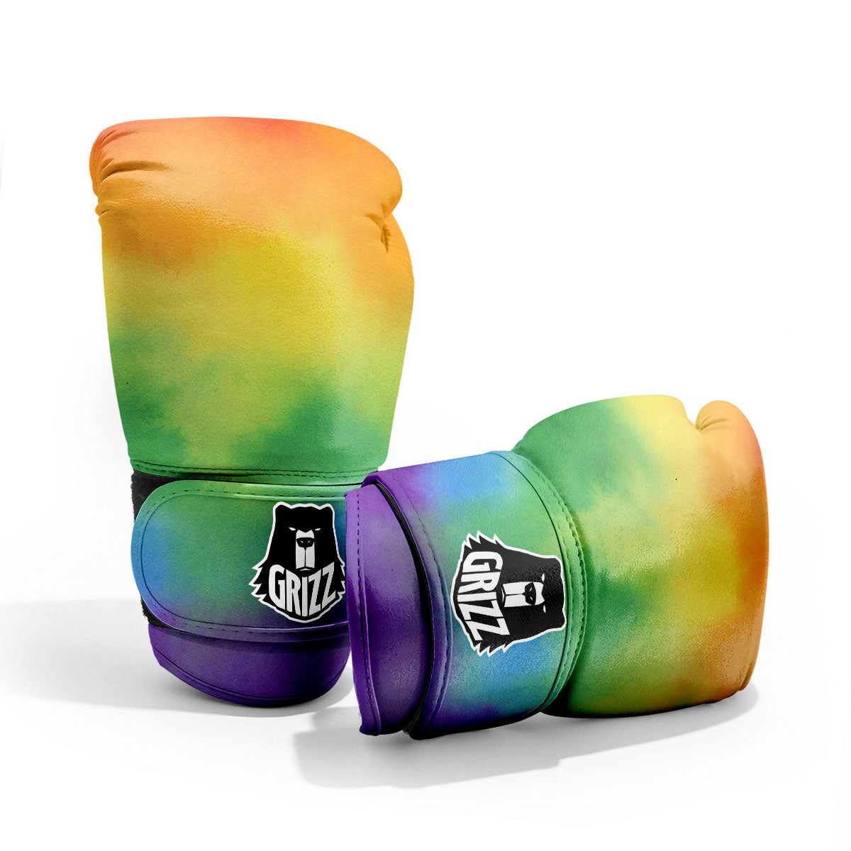 LGBT Pride Watercolor Rainbow Print Pro Boxing Glove