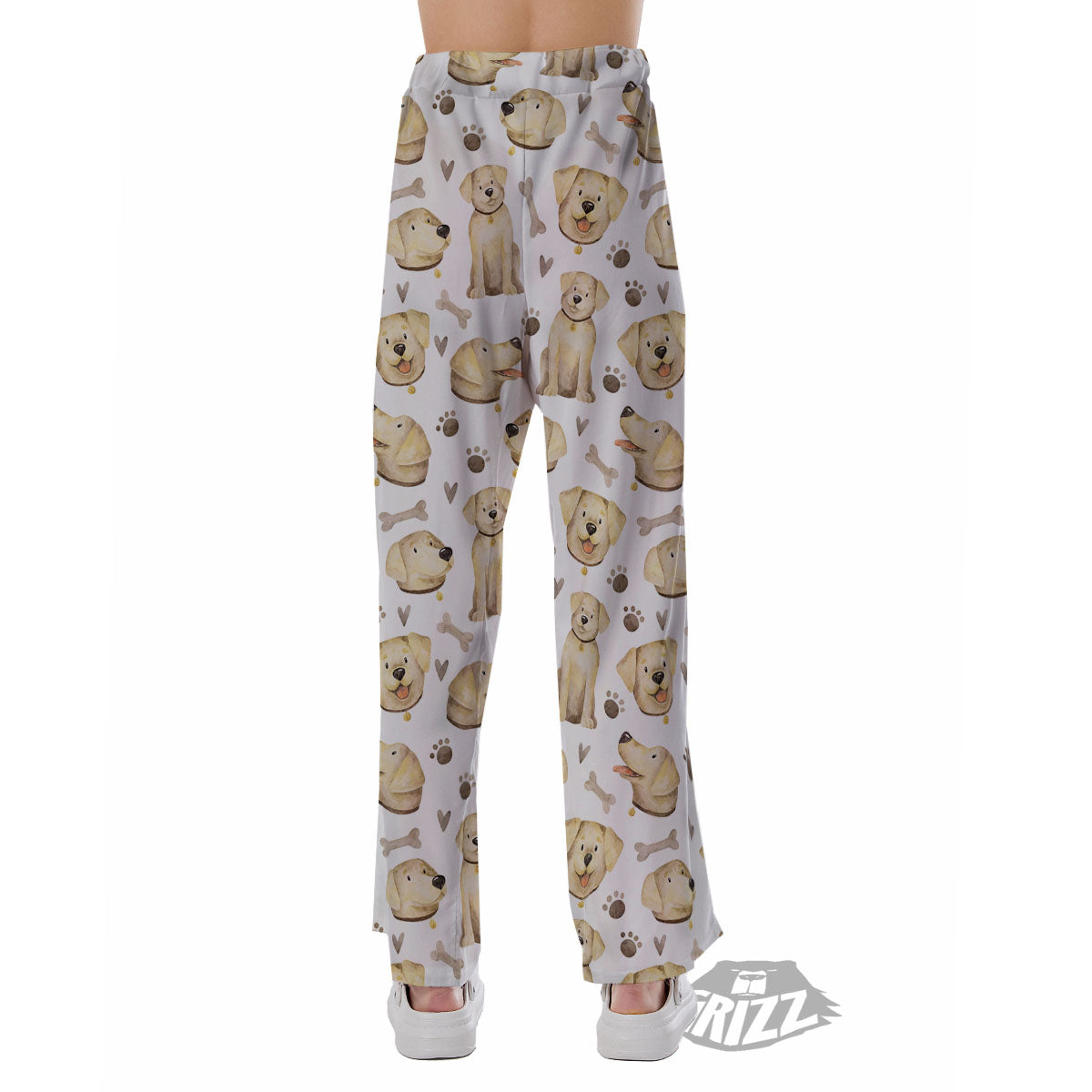 Labrador Retriever Happy Print Pattern Pajama Pants-grizzshop