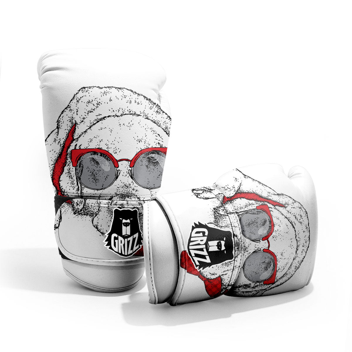 Labrador Retriever Hipster Print Pro Boxing Glove