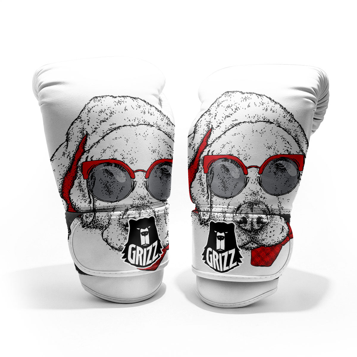 Labrador Retriever Hipster Print Pro Boxing Glove