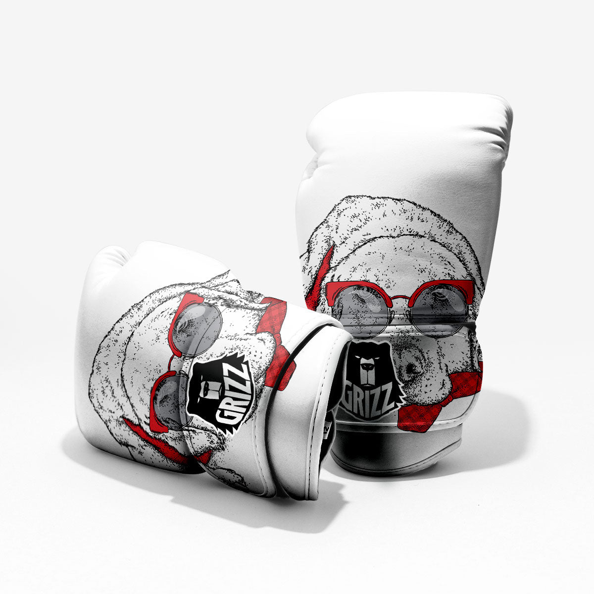 Labrador Retriever Hipster Print Pro Boxing Glove