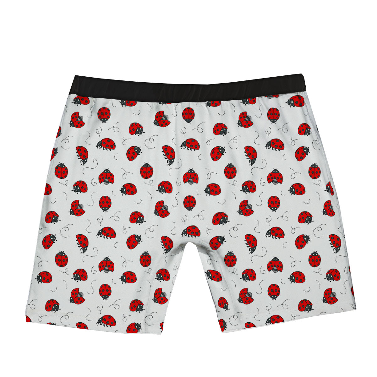 Ladybird Cartoon Print Pattern Boxer Briefs-grizzshop