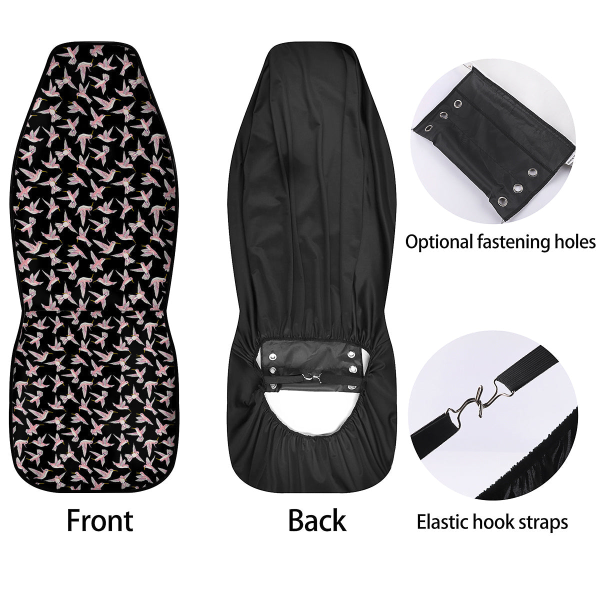 Ladybird Cute Print Pattern Car Seat Covers-grizzshop