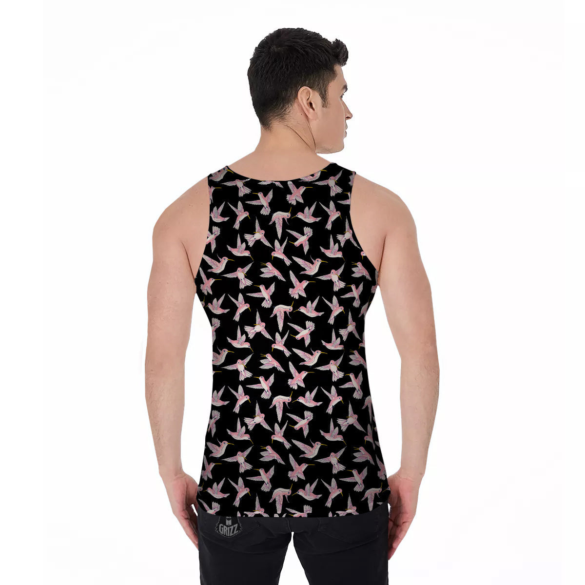 Ladybird Cute Print Pattern Men's Tank Top-grizzshop