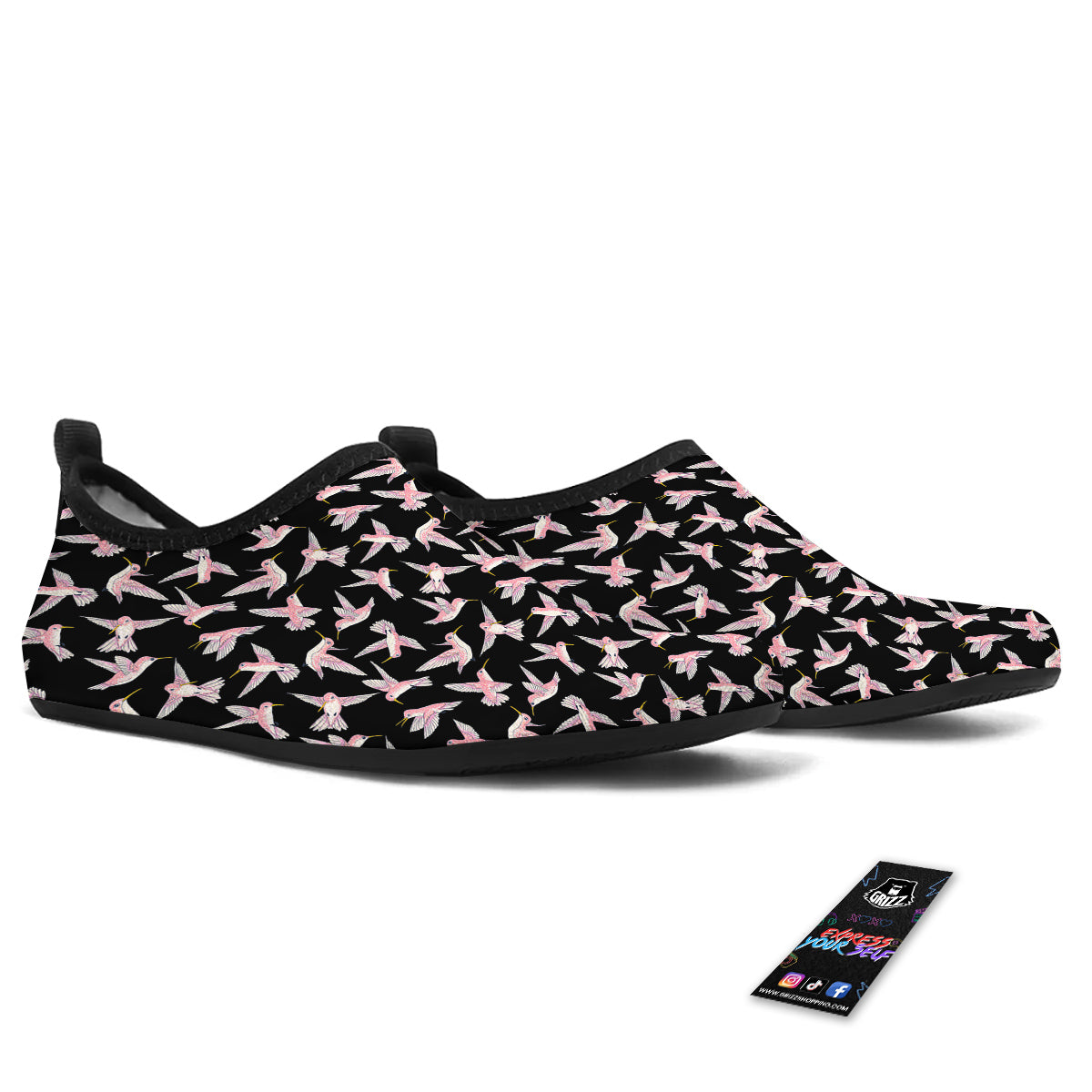 Ladybird Cute Print Pattern Water Shoes-grizzshop