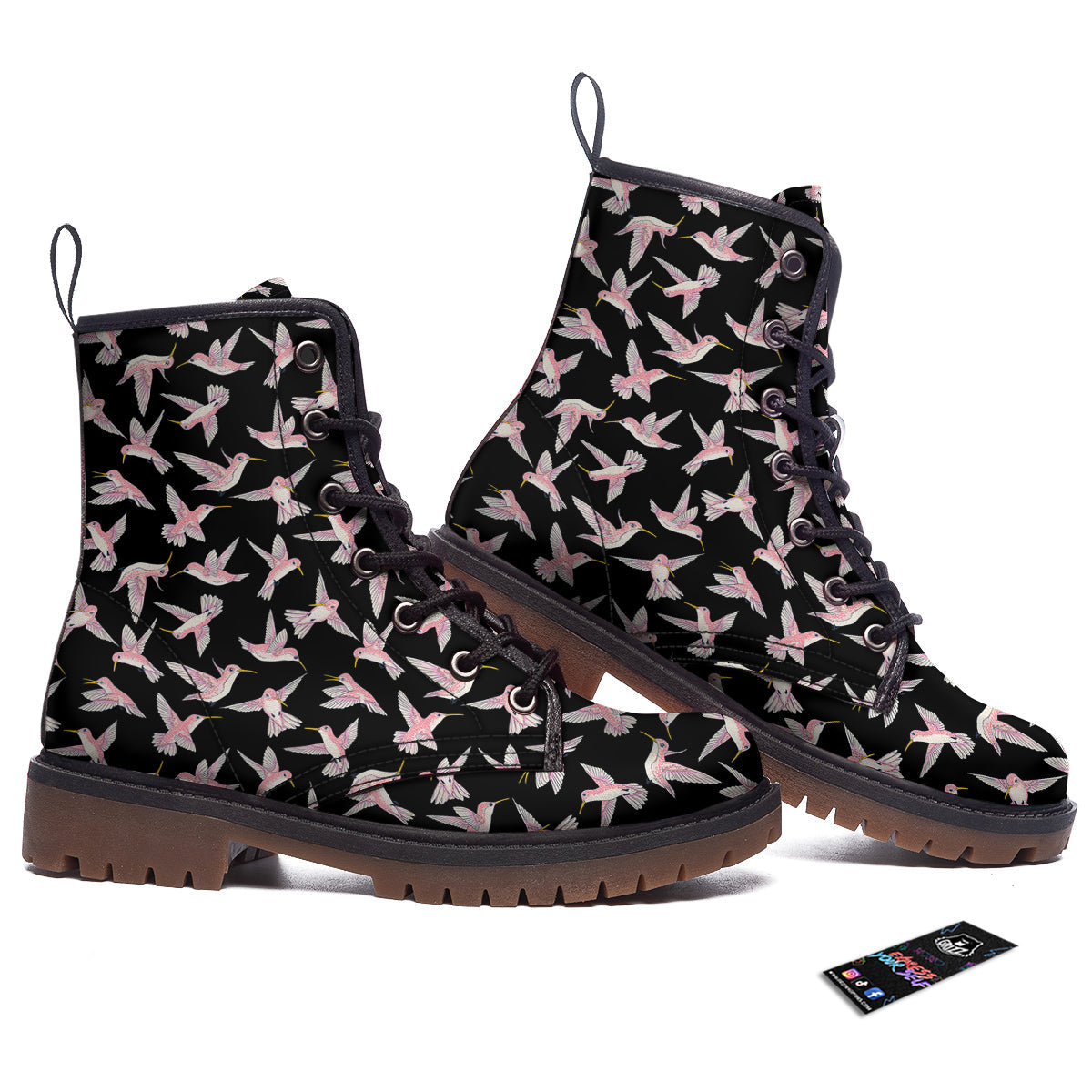 Ladybird Cute Print Pattern Work Boots-grizzshop
