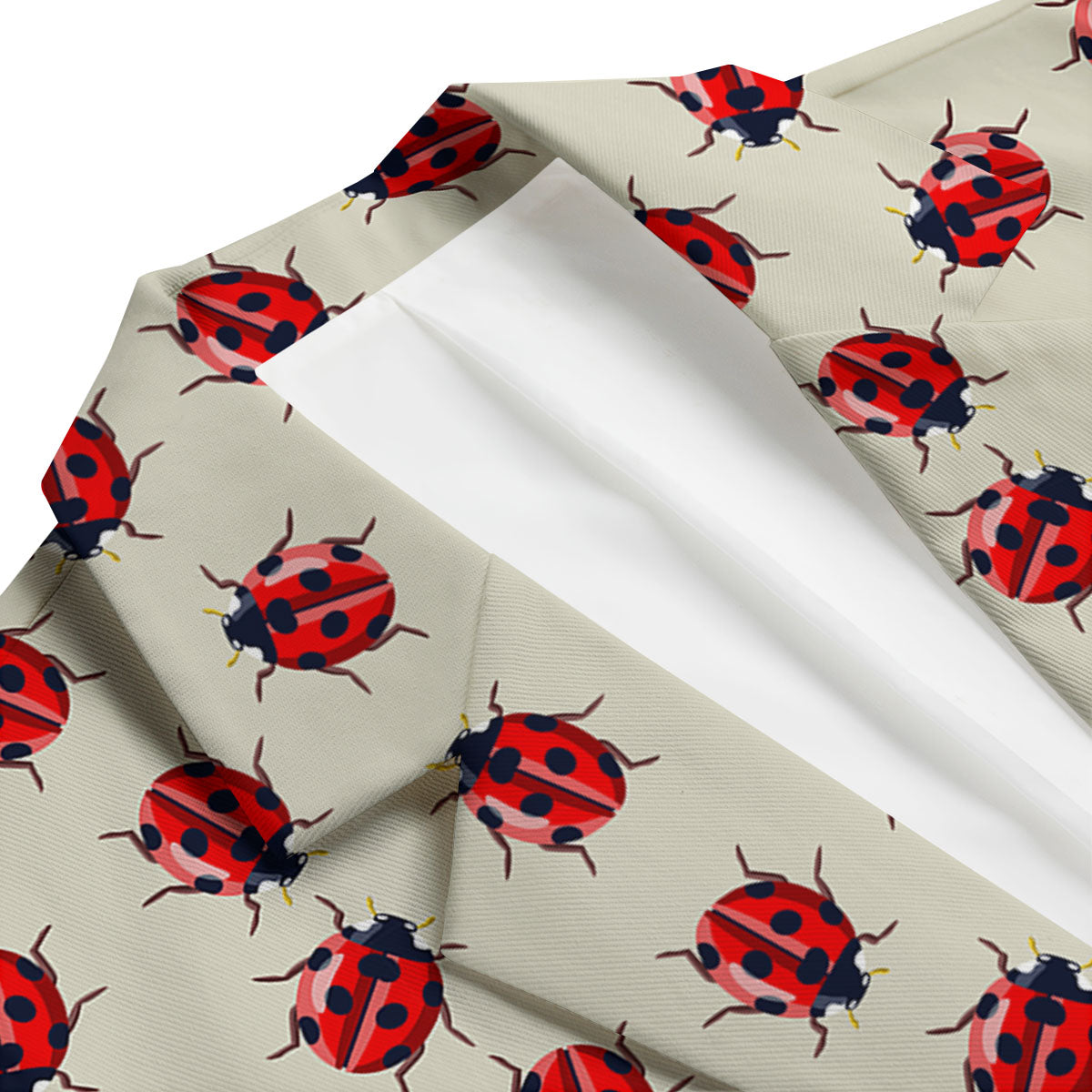 Ladybird Little Print Pattern Men's Blazer-grizzshop