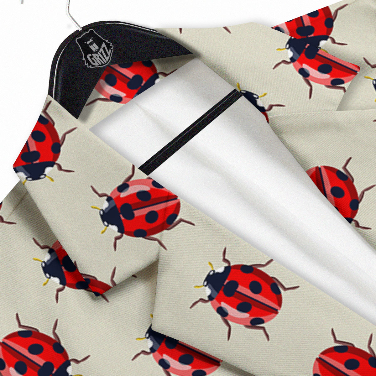Ladybird Little Print Pattern Men's Sport Coat-grizzshop