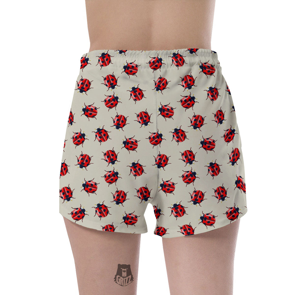 Ladybird Little Print Pattern Women's Shorts-grizzshop