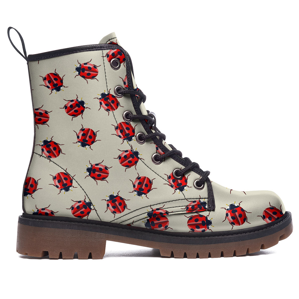 Ladybird Little Print Pattern Work Boots-grizzshop