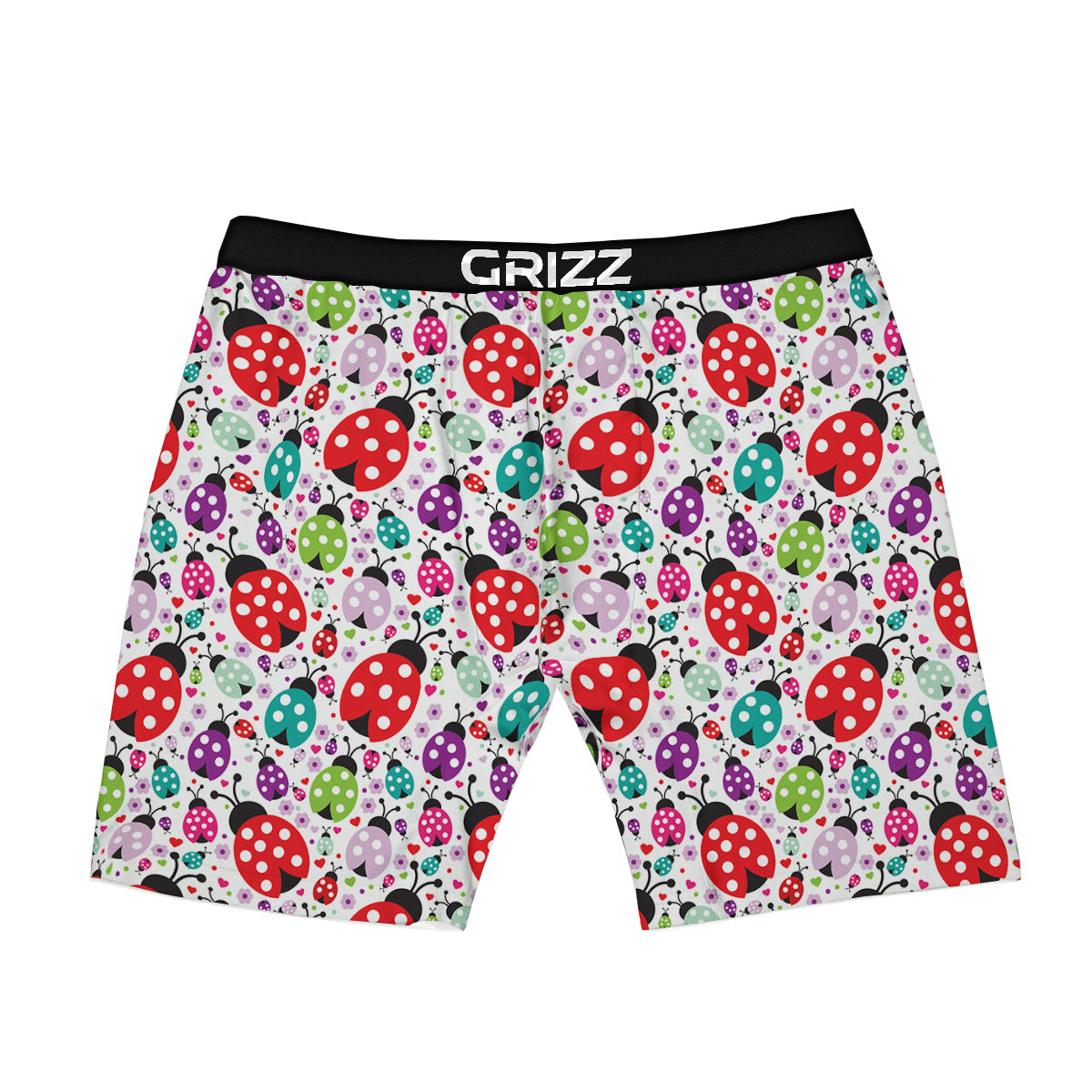 Ladybug Cute Print Pattern Boxer Briefs-grizzshop