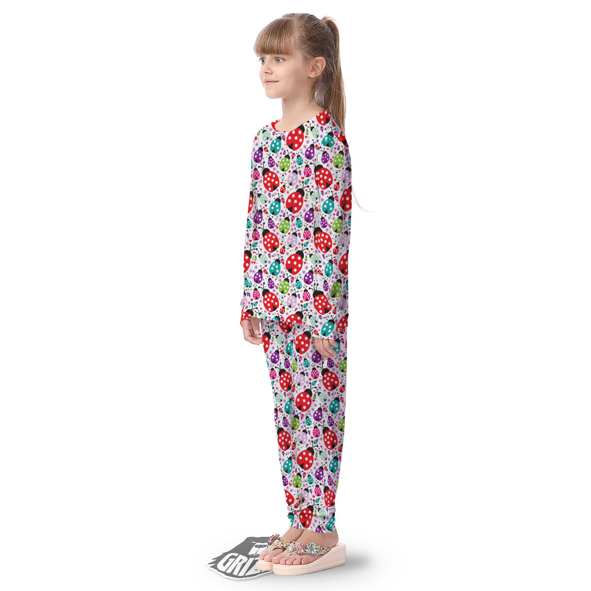 Ladybug Cute Print Pattern Kid's Pajamas-grizzshop