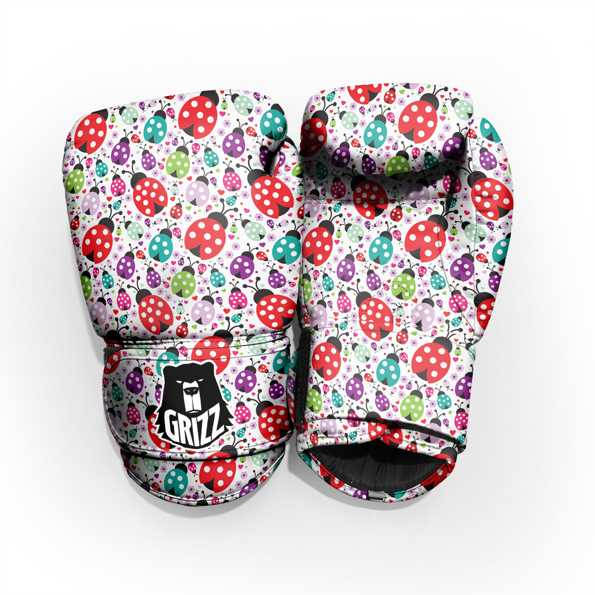 Ladybug Cute Print Pattern Sparring Gloves-grizzshop