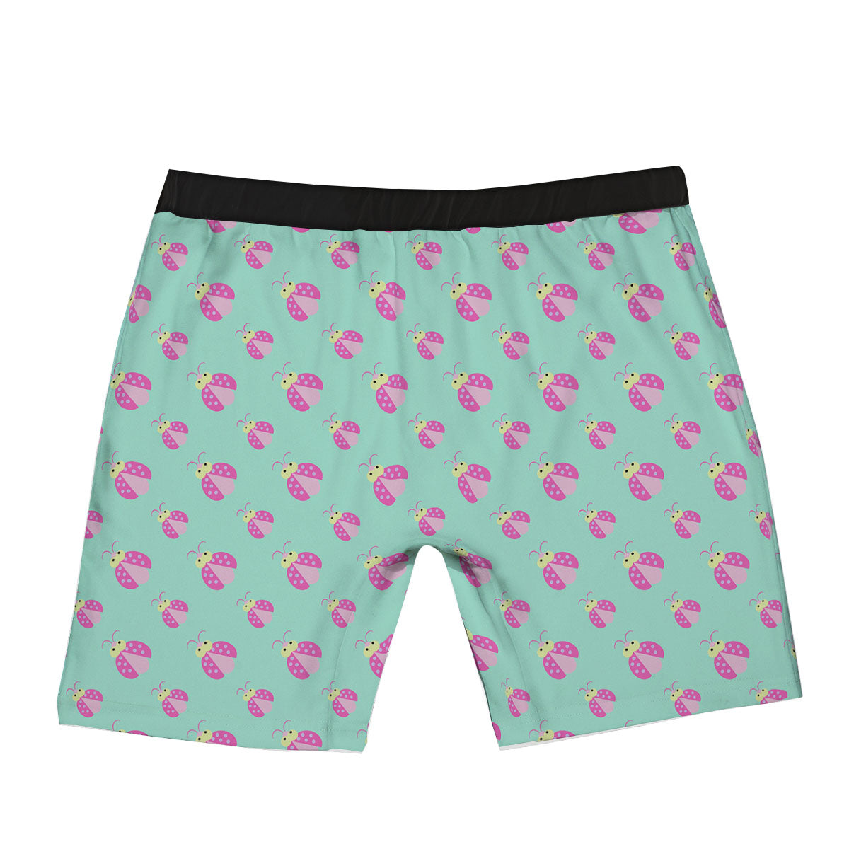 Ladybug Pink Print Pattern Boxer Briefs-grizzshop
