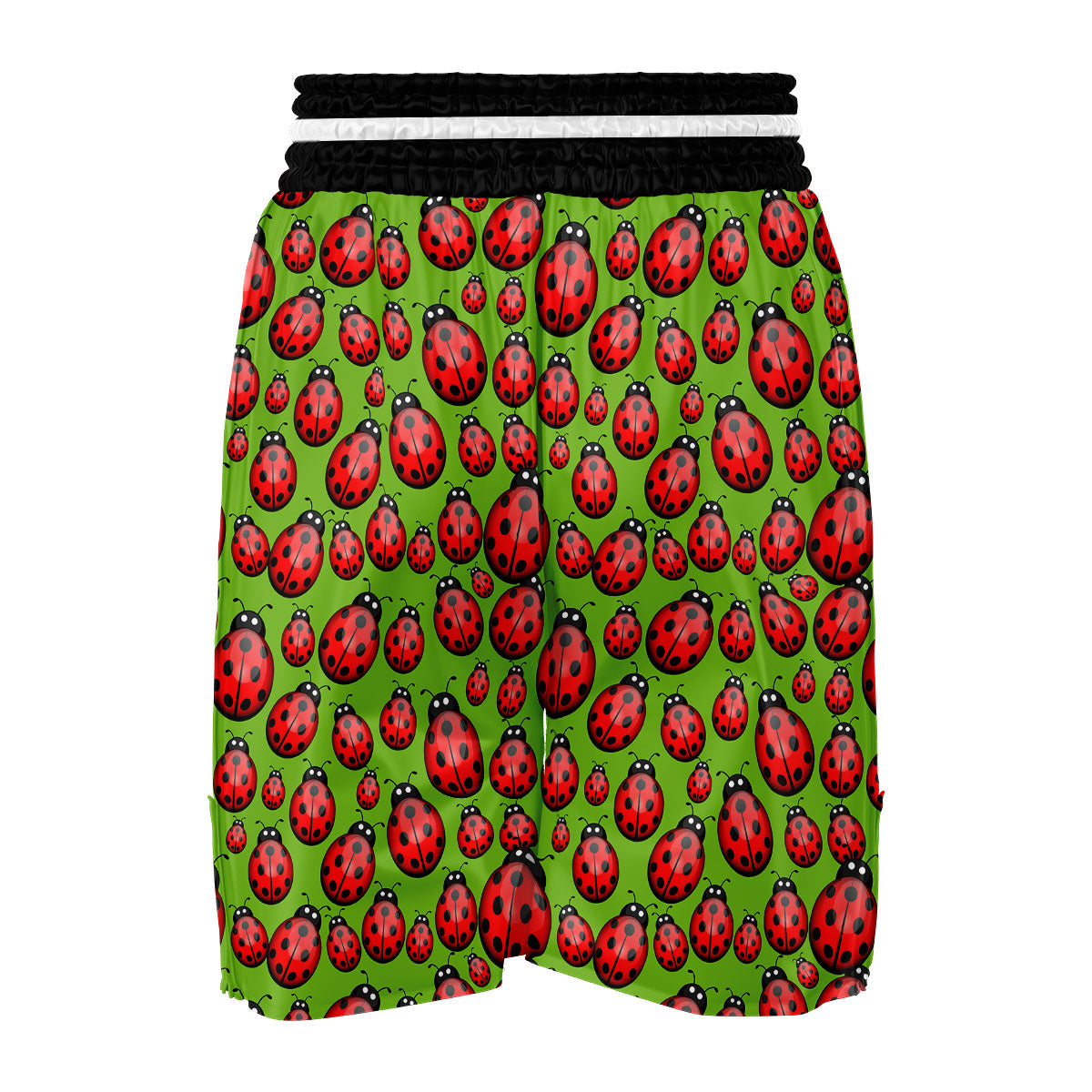 Ladybug Print Pattern Boxing Shorts-grizzshop
