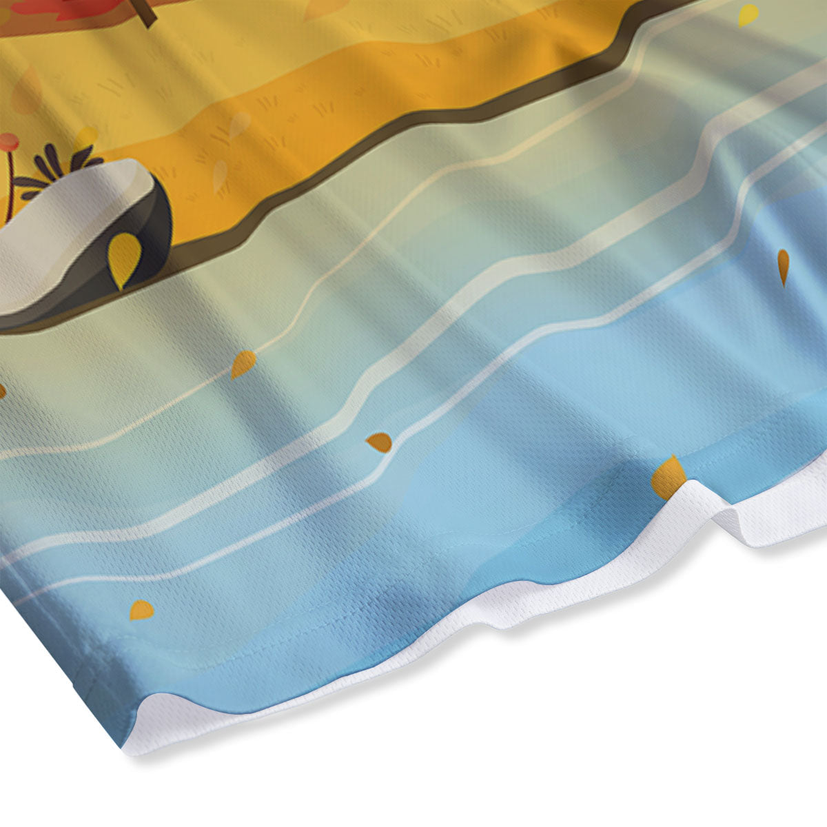 Maple Leaves Fall Autumn Print Mesh Shorts