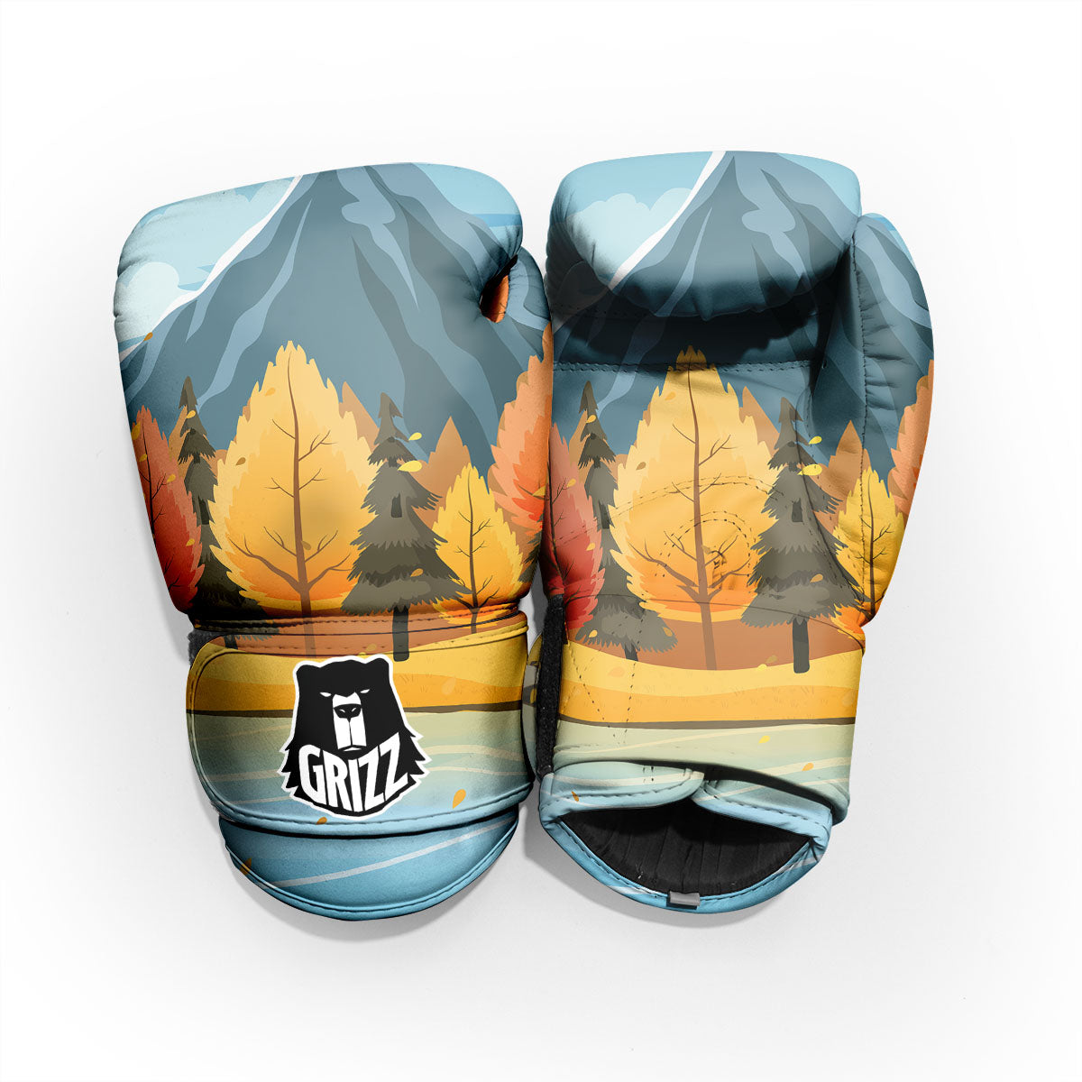 Lake Autumn Print Pro Boxing Glove