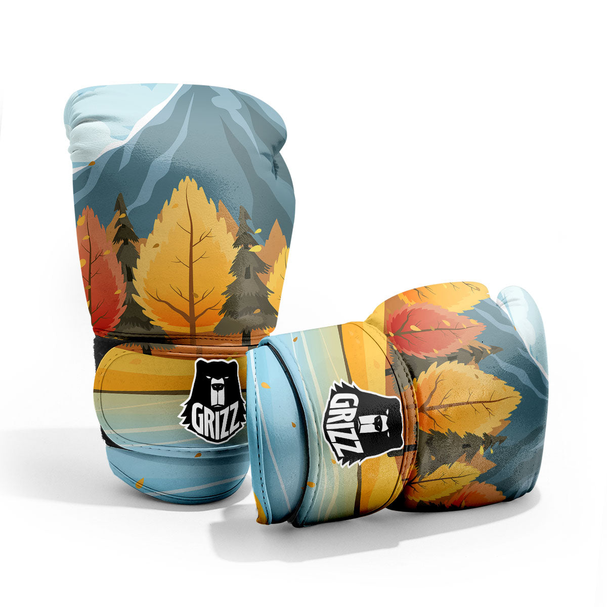 Lake Autumn Print Pro Boxing Glove
