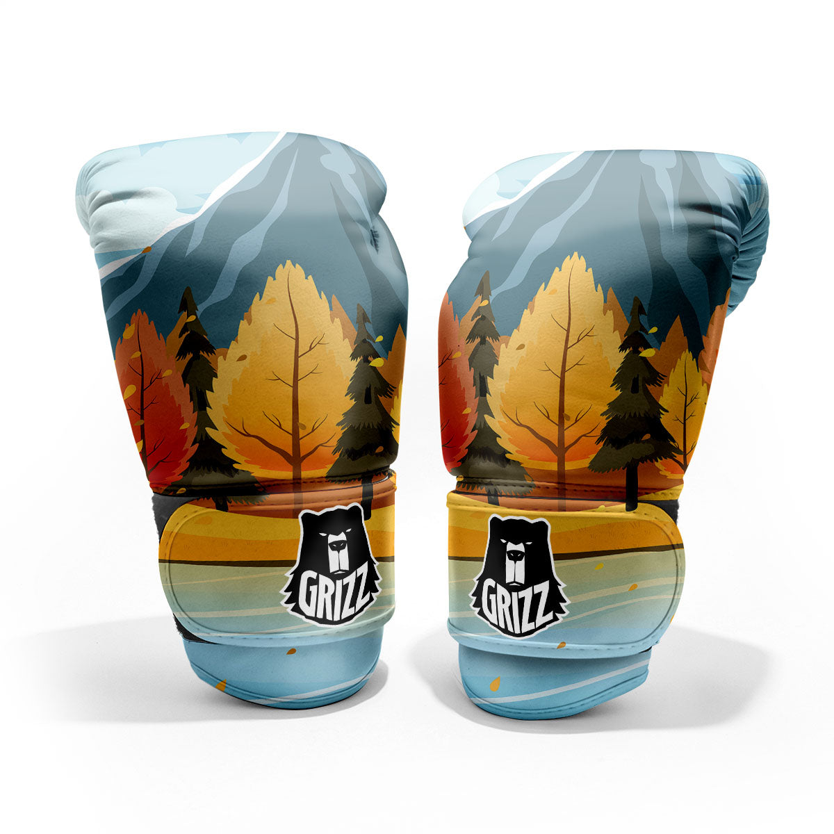 Lake Autumn Print Pro Boxing Glove