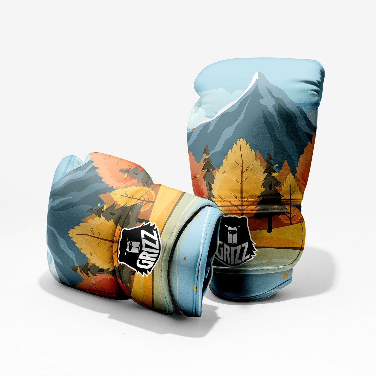 Lake Autumn Print Pro Boxing Glove