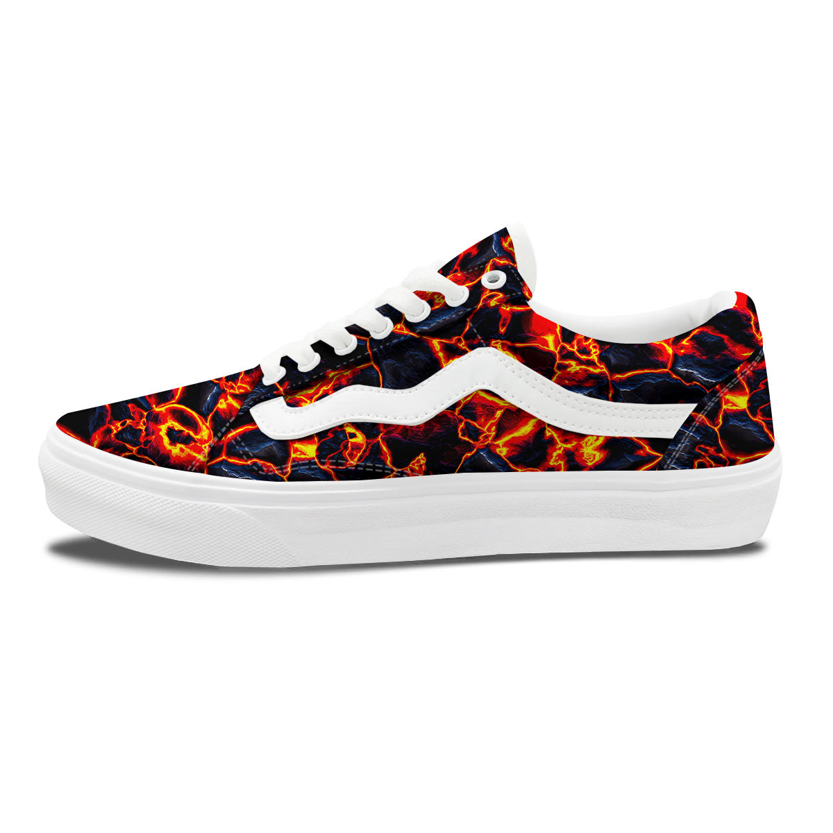 Lava Molten Print Skate Shoes-grizzshop